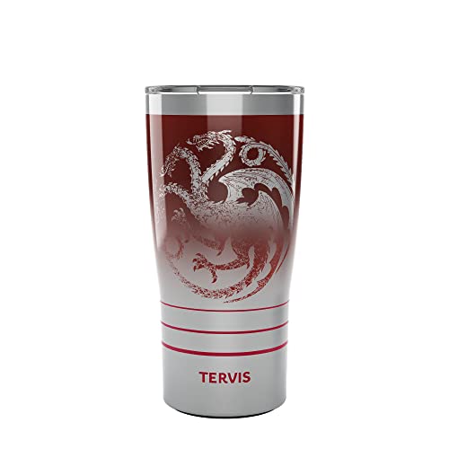 Tervis Traveler Game of Thrones Mother of Dragons Triple Walled Insulated Tumbler Travel Cup Keeps Drinks Cold & Hot, 20oz, Stainless Steel
