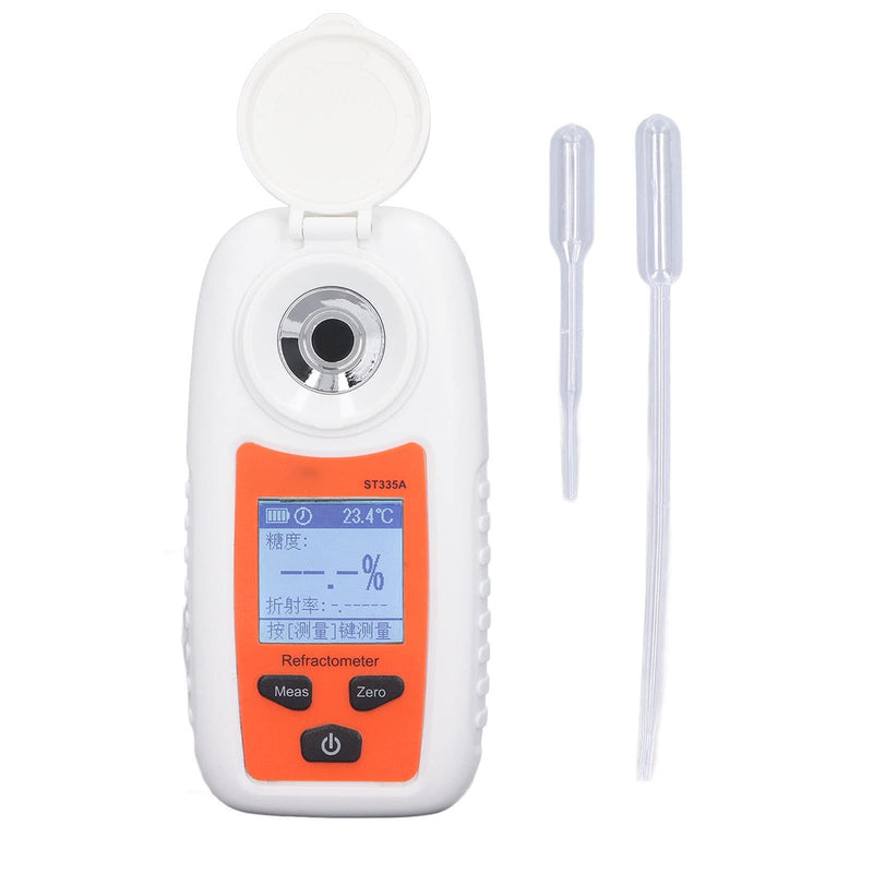[Australia - AusPower] - ST335A Digital Display Saccharimeter Refractometer Fruit Sugar Meter High Precision Sugar Detection Measurement Sweetness Tester 