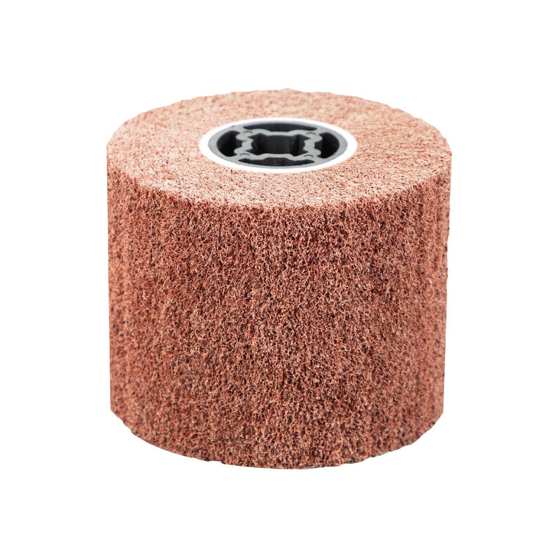 [Australia - AusPower] - SALI Non Woven Wire Abrasive Drawing Polishing Burnishing Wheel Flap Brush Wire Brush Drum Surface Conditioning Tool for Metal Surface Polishing Grinding Removing Rust 120x100x19mm (60 Grit) 60 Grit 