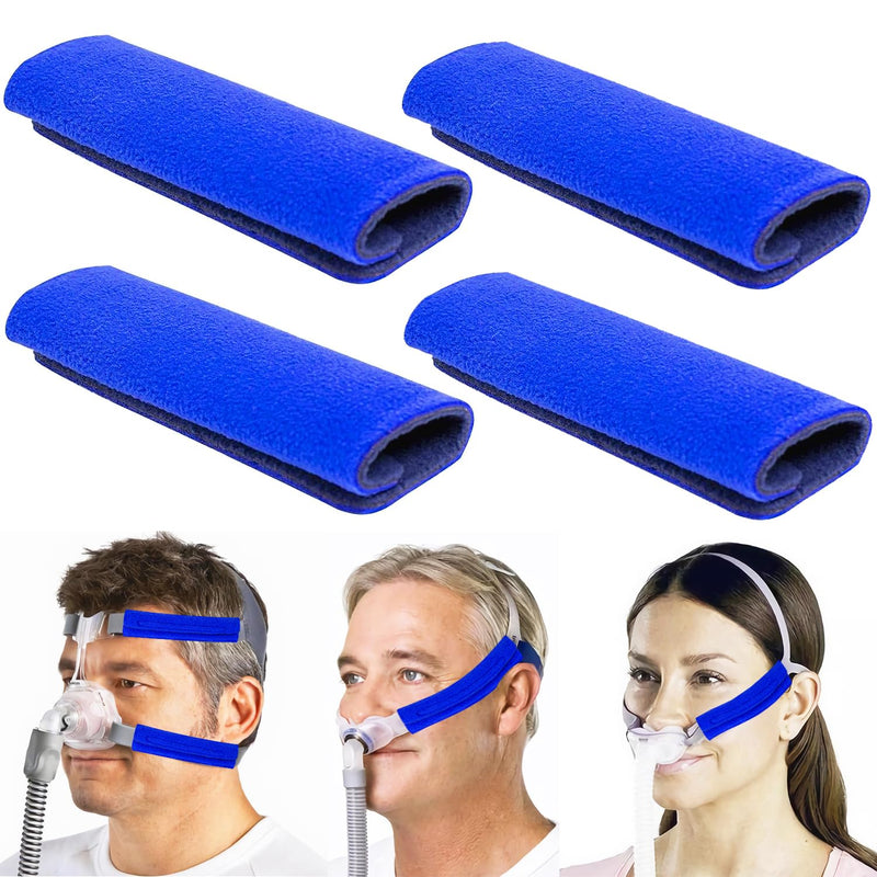 [Australia - AusPower] - AZEN 4 Pack CPAP Strap Covers, CPAP Mask Strap Cover, CPAP Headgear Strap Covers, CPAP Strap Cushions, CPAP Mask Cushions A-4p 