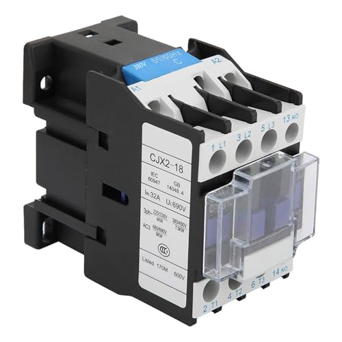 Cjx2-1810 Rail Mount Contactor Bobina 380V, AC Cjx2-1810 Industrial Electrical Contactor (380VAC)