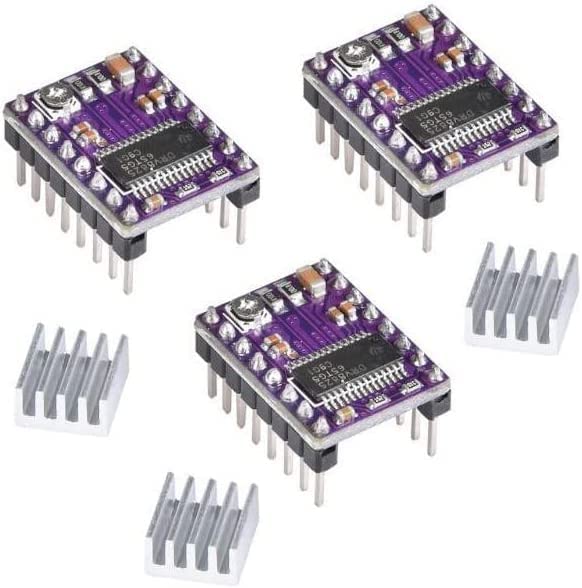 [Australia - AusPower] - 3Pcs DRV8825 Stepper Motor Driver Module Six Different Step Resolutions for 3D Printer RepRap 4 RAMPS1.4 StepStick (3Pcs DRV8825) 3pcs Drv8825 