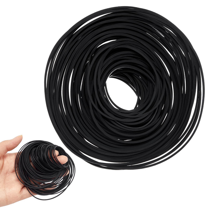 [Australia - AusPower] - Kanayu 100 Pcs Recorder Rubber Belts 40-135 mm Square Belt Cassette Tape Machine Repair Maintenance Mix Cassette Recorder Belts for DVD CD LD VCR Repeater Drives (1mm Width) 1mm Width 