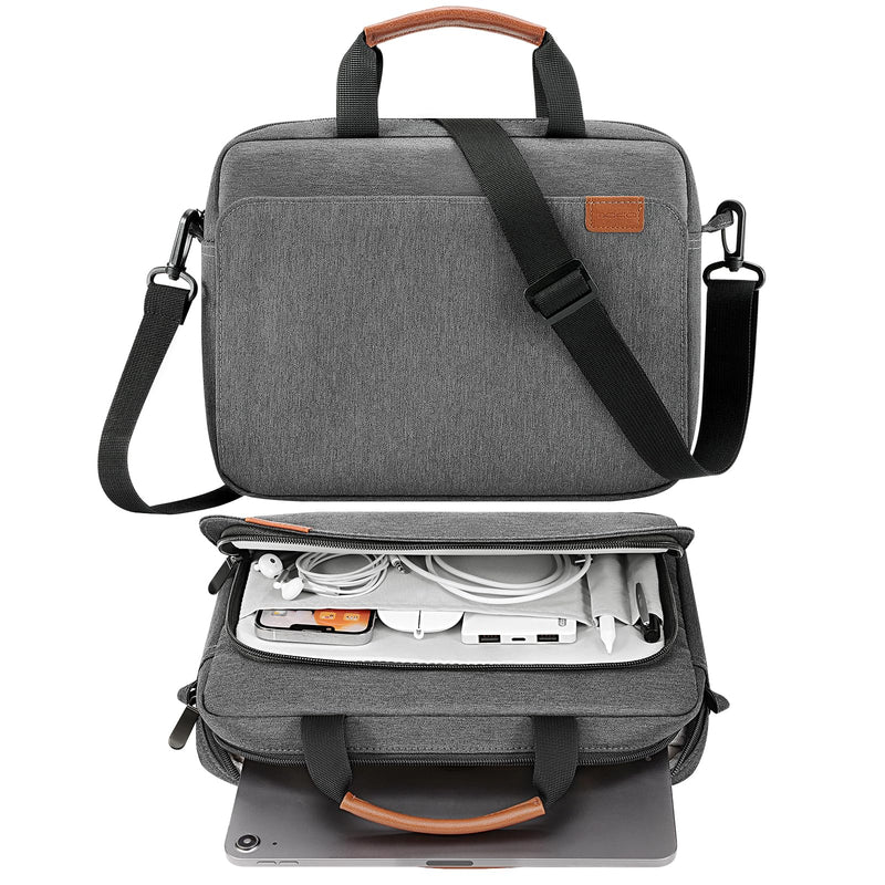[Australia - AusPower] - MoKo 9-11 Inch Tablet Sleeve Bag, Protective Handle Shoulder Bag Fits iPad air 5 10.9" 2022, iPad Pro 11 M2 2022-2018, iPad 9/8/7th 10.2, iPad 10th 10.9, iPad Air 4 10.9, Tab S8 11", Gray 