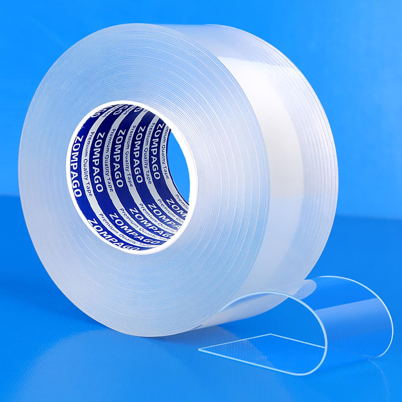 [Australia - AusPower] - Waterproof Caulk Tape Sealant Strip – for Kitchen Caulking,Oil Proof,Self-Adhesive Tape for Toilet Seal,Bathtub Sealant–Bathroom Clear Caulk,2in x 9.84FT,PVC Tape -for Window Sealing as Well 2in x 9.84FT 
