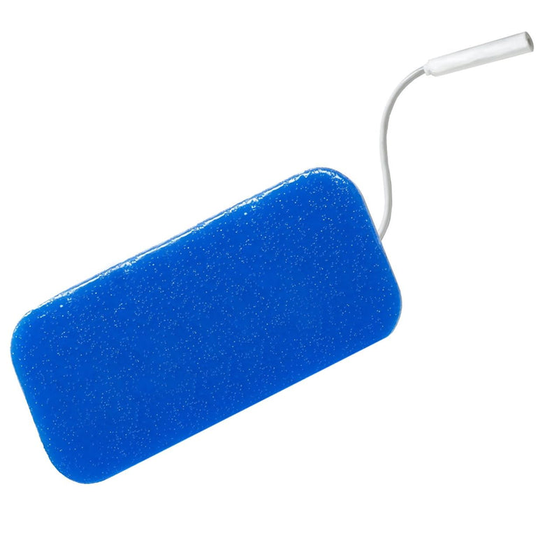 697SS Series - 1.75" x 3.75" Rectangle, Skin Friendly Blue, 4/pack