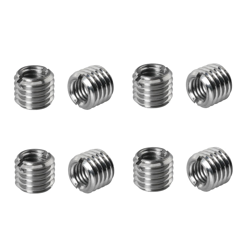 [Australia - AusPower] - Thread ADAPTERS DGBRSM 8pcs Thread Adapters Sleeve Reducing Nut for M12 12MM Male to M8 8MM Female Threaded REDUCERS M12 MALE TO M8 female 