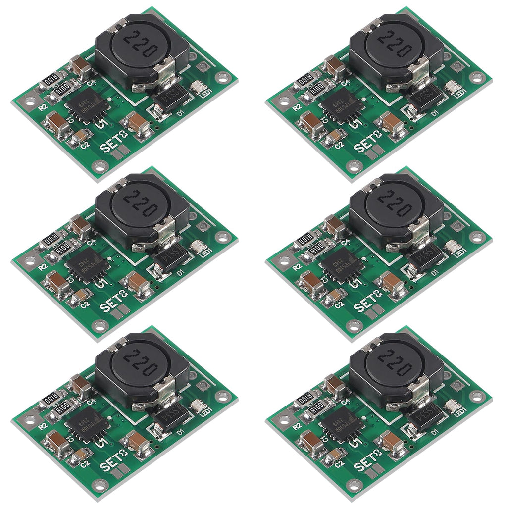 6Pcs TP5100 Charge Management Power Module 2A Charging Board Voltage Regulator Lithium Battery Charge Board Compatible with 4.2V 8.4V Single and Double Lithium Batteries