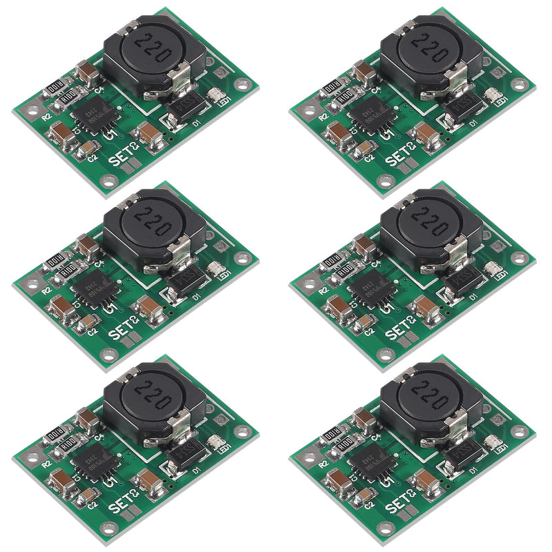 6Pcs TP5100 Charge Management Power Module 2A Charging Board Voltage Regulator Lithium Battery Charge Board Compatible with 4.2V 8.4V Single and Double Lithium Batteries