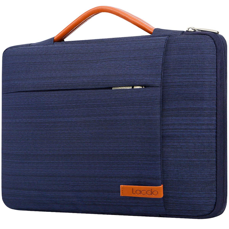[Australia - AusPower] - Lacdo 360° Protective Laptop Sleeve Case for 15 inch New MacBook Air M2 2023 A2941, 15 inch MacBook Pro A1990 A1707, Dell XPS 15 Plus 2022-2020 Computer Bag, Shockproof, Water-Resistant, Blue New MacBook Air 15 Inch 