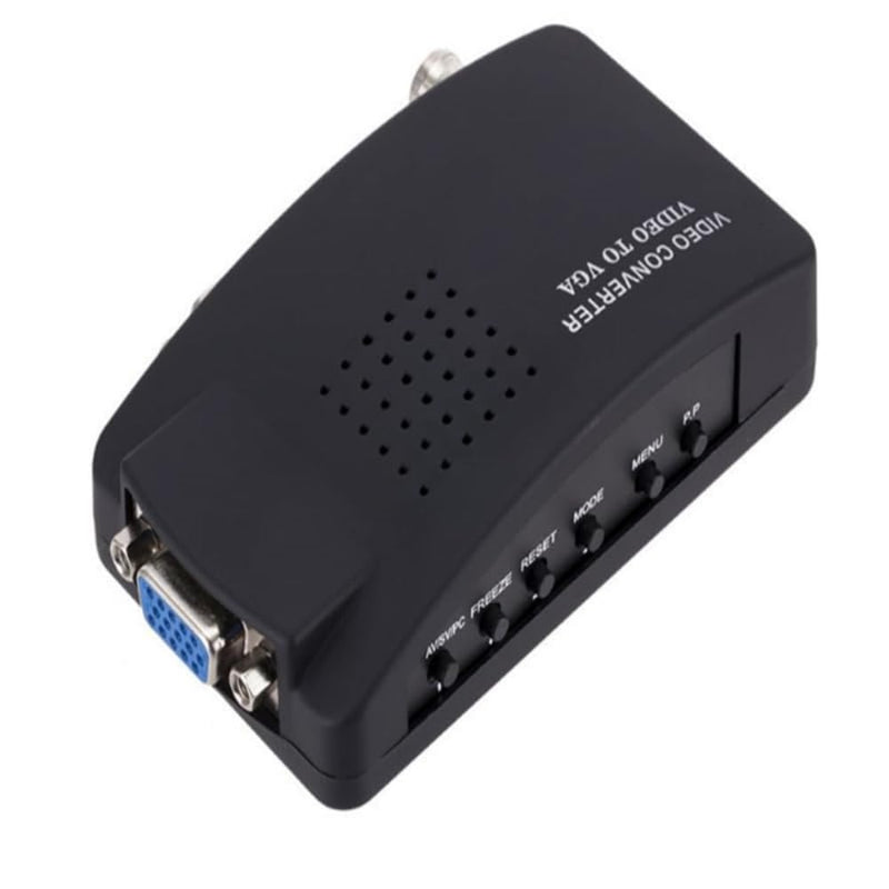 [Australia - AusPower] - SAIZHUO BNC to VGA, S Video VGA to VGA Converter CCTV Camera PC to TV Adapter BNC Input to VGA Input to VGA Output Laptop Computer Monitor Converter for DVR DVD Player Support PAL NTS 