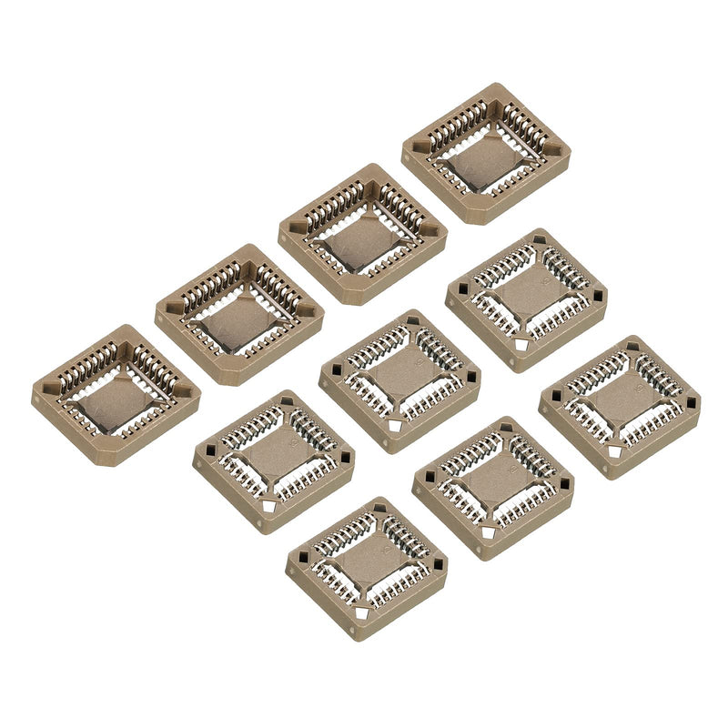 [Australia - AusPower] - PATIKIL PLCC32P IC Socket 32Pin 1.26mm Pitch SMT Surface Mounted Devices for PCB Board Pack of 10 19.5x17x4.6mm 32 Pin 