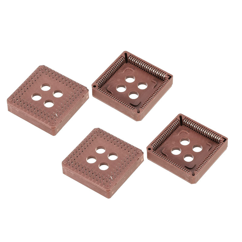 [Australia - AusPower] - PATIKIL PLCC84P IC Socket 84Pin 2.54mm Pitch DIP Through Hole Mounting for PCB Board Pack of 4 