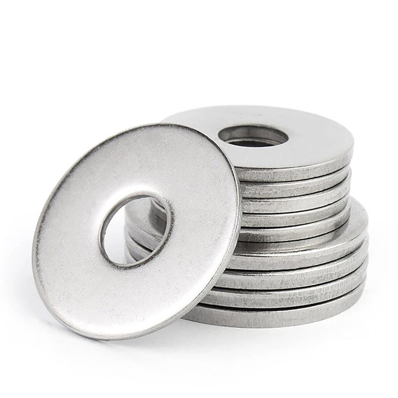 [Australia - AusPower] - Fender Washers, JSUSLIFE 10PCS 1/2"X2"x 0.12", Heavy Duty Extra Large Size 18-8 (304) Stainless Steel Washers Assortment, Metal Flat Washers Set for Bolts 