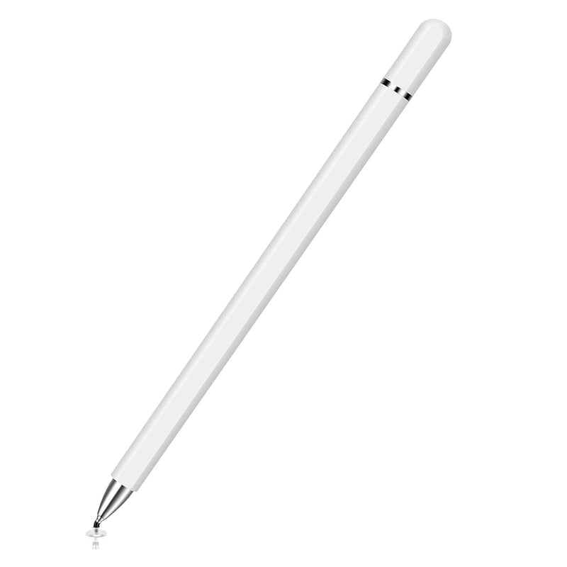 [Australia - AusPower] - Stylus Pens for Touch Screens with Anti-Scrolling Design, 2 in 1 Disc & Fiber Tip Stylus Pen for iPad with Magnetic Adsorption, Compatible with All Touch Screens - Free Replacement Disc Tip Upgraded, magnetic adsorption(1P) 