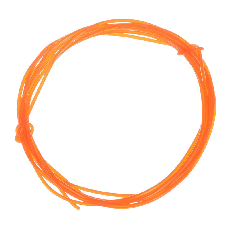[Australia - AusPower] - Polyurethane Round Belts 2mm Dia 10ft(3 Meters) Length Smooth Surface PU Urethane Belt for Drive Transmission, Orange 2mmx3 Meters 