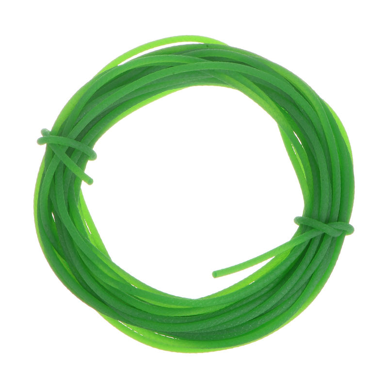 [Australia - AusPower] - HARFINGTON Polyurethane Round Belts 3mm Dia 32.8ft(10 Meters) Length Rough Surface PU Urethane Belt for Drive Transmission, Green 3mmx10 Meters 