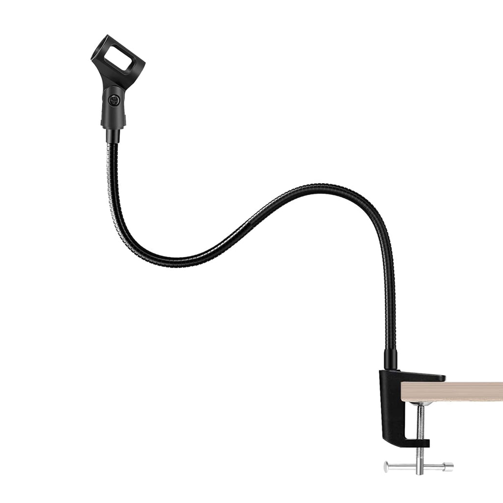 [Australia - AusPower] - Angksorm 24" Flexible Gooseneck Microphone Stand with Desk Clamp for Podcasting Streaming Radio Broadcast Studio 