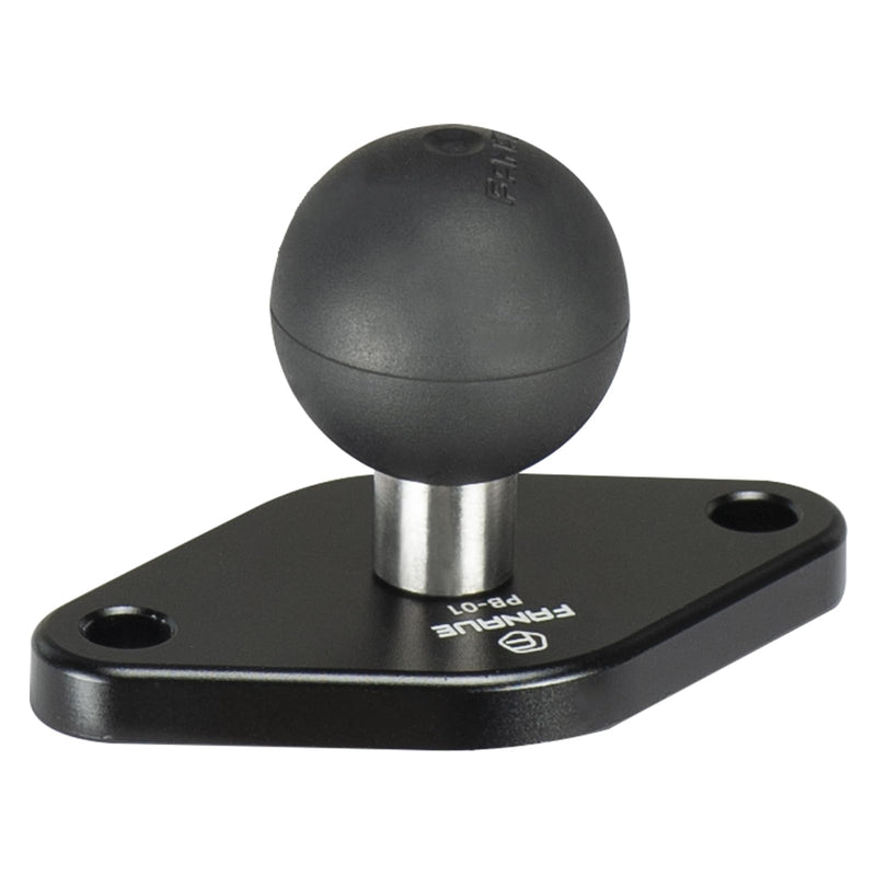 [Australia - AusPower] - FANAUE Diamond Mount Base Compatible RAM Mount B Size 1" Ball Double Socket Arm, Center Distance Between Two Mounting Holes is 1.912'', Meets Industry Standard AMPS Hole Pattern,Made of Aluminum Alloy 