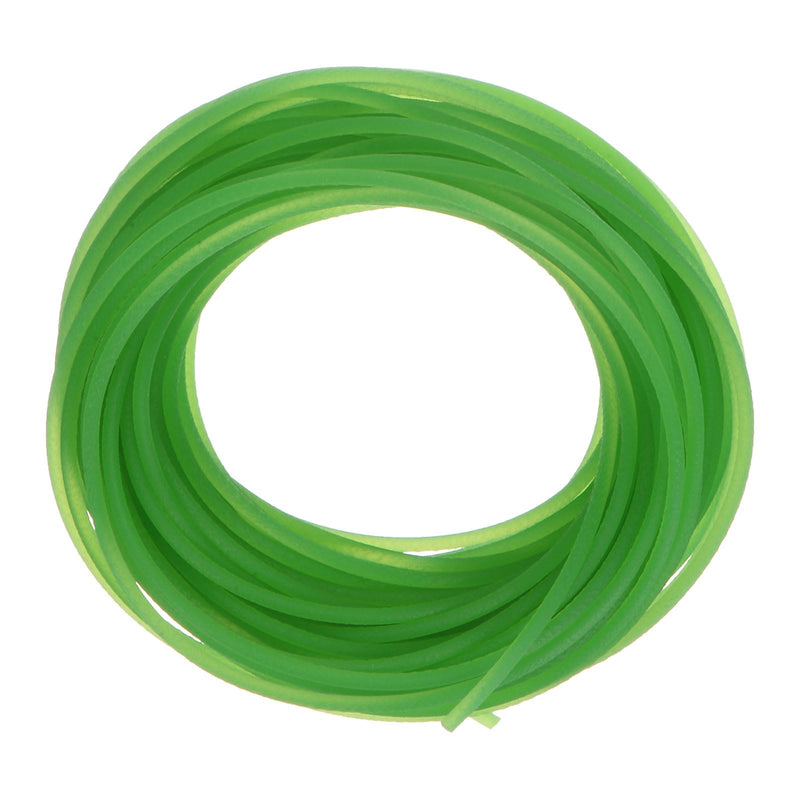[Australia - AusPower] - Polyurethane Round Belts 1.5mm Dia 32.8ft(10 Meters) Length Rough Surface PU Urethane Belt for Drive Transmission, Green 1.5mmx10 Meter 