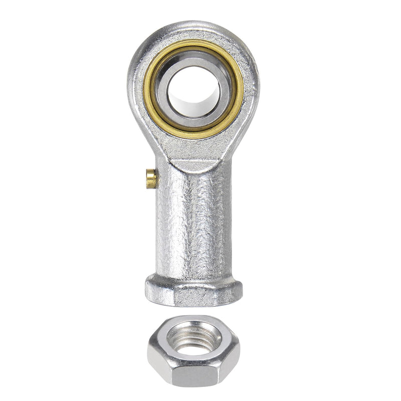 [Australia - AusPower] - uxcell PHSB6 Female Rod End Bearing 3/8 Inch Bore and 3/8-24 Left Hand Thread, Self-Lubricating Joint Rod Ends, includes Jam Nut 