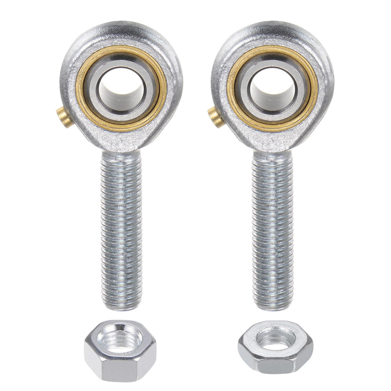 [Australia - AusPower] - uxcell POSB5 5/16 Inch Male Rod End Bearing Set - 2pcs of 5/16-24 Left and Right Hand Thread Rod Ends with Jam Nut 