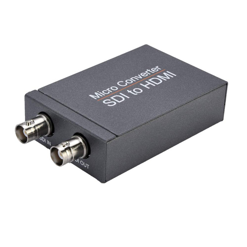 [Australia - AusPower] - SDI to HDMI Converter, SDI to HDMI Audio De-embedder Support 3G-SDI, HD-SDI, SD-SDI Auto Format Detection and Stereo Audio De-embedder 