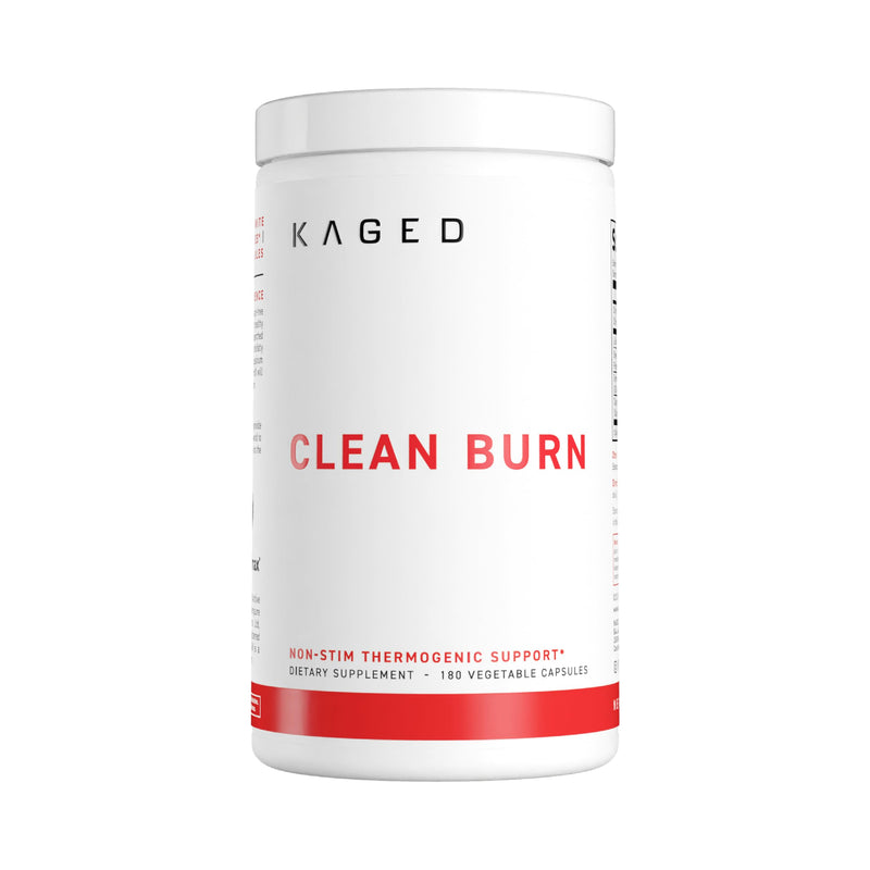 [Australia - AusPower] - Kaged Clean Burn Capsules | Unflavored | Thermogenic Weight Management | Boost Metabolism | Stimulant & Caffeine Free | Supplements for Men & Women | 90 Servings 