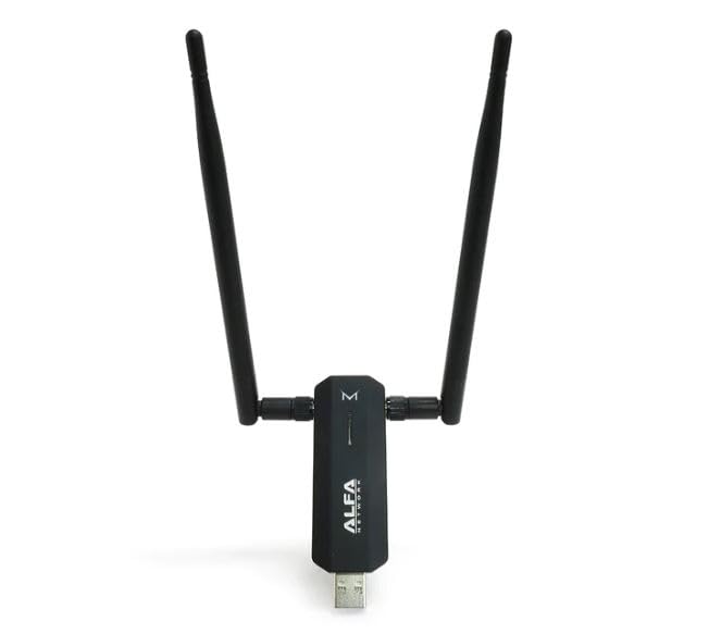 [Australia - AusPower] - ALFA AWUS036AXM WiFi 6E USB 3.0 USB Adapter, AXE3000 Tri-Band 6Ghz/5.8GHz/2.4GHz, Wireless Gigabit Speed (Up to 3Gbps) 