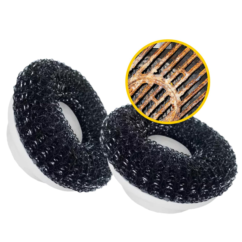 [Australia - AusPower] - Steel Brush Heads (2 Units) for Electric Spin Scrubber | Designed for Heavy-Duty Cleaning Tasks Steel brush heads (2 Units) 
