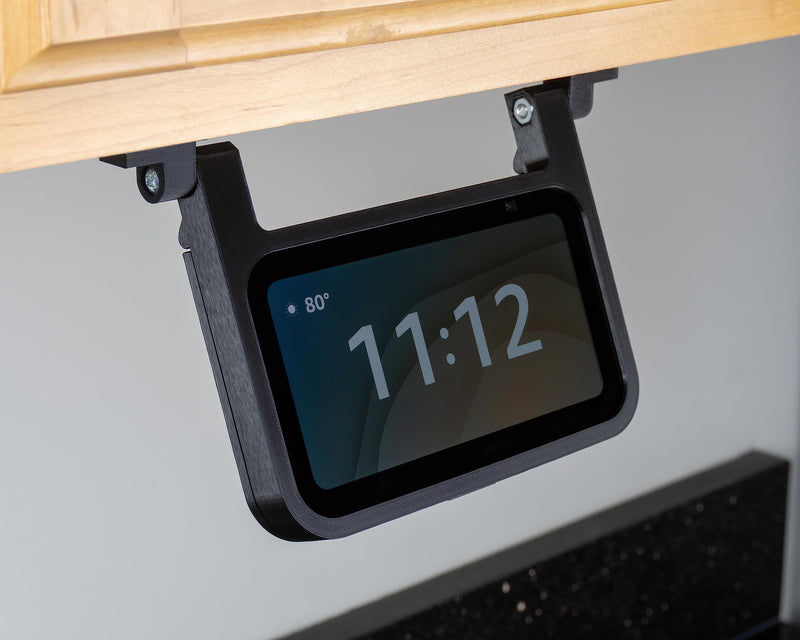 [Australia - AusPower] - matterform Echo Show 5 3rd Gen Under Cabinet Kitchen Mount Bracket for Amazon Alexa Devices | Compatible with 3rd Gen 2023 Model | All Hardware Included (White) White 
