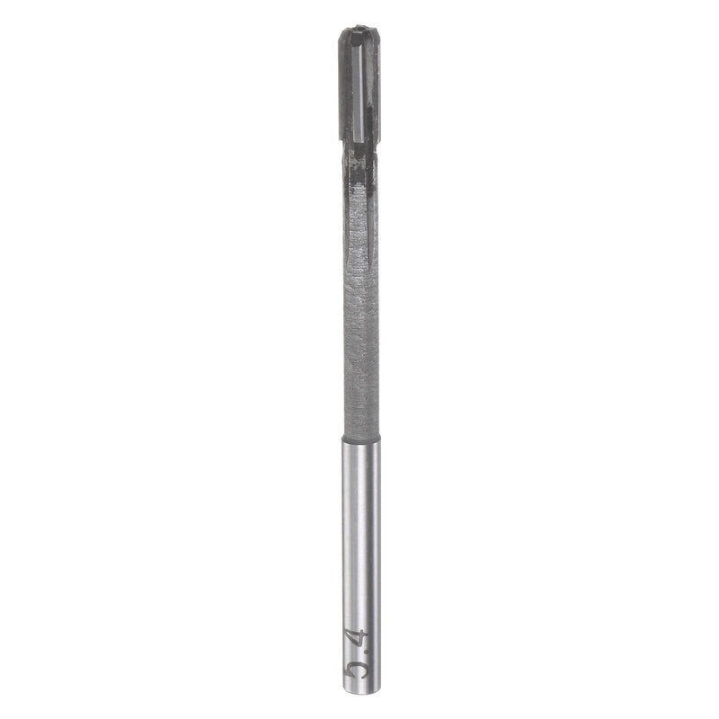sourcing map Clamping Reamer 5.4 mm H7 Carbide Tip Straight Flutes Round Shank Lathe Cutter | Straight Tip Flutes Round Shank