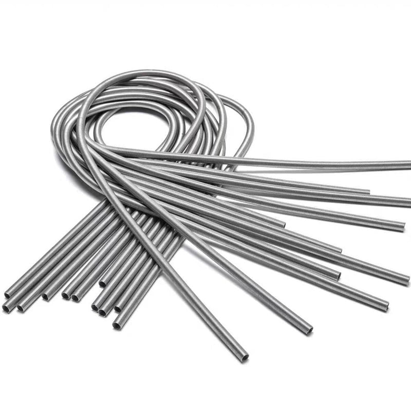 [Australia - AusPower] - Sheath Spring Stainless Steel Tension Spring Extension Spring Out Dia 4mm 5 Pieces 3.28Ft (0.4x4mm, 5) 0.4x4mm 