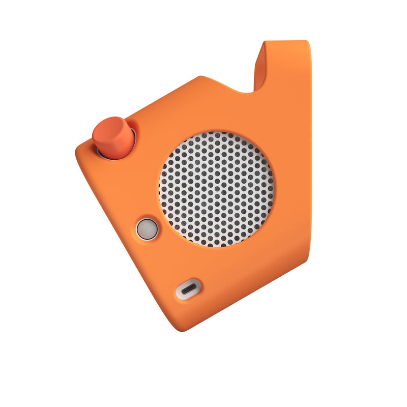 [Australia - AusPower] - Yoto Adventure Jacket in Fruit Punch Orange (3rd Gen.) – Accessory for Kids Yoto Player, Fitted Protective Sleeve Case Carrier, Anti-Slip Silicone Skin Cover with Easy-to-Carry Handle 