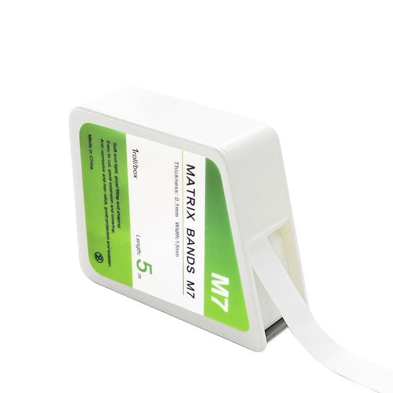 [Australia - AusPower] - Dental Teflon Matrix Bands White Roll Type Sectional Contoured Matrix Band for Plug Matrices Dentistry Oral Material 