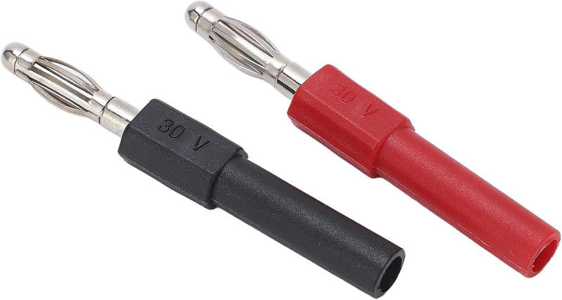 Set of 5 Banana Plug 4 mm to 2 mm Female Multimeter Adapter Test Probe for Test Leads Probes Connection Parts