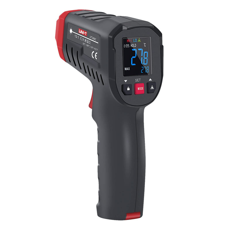 [Australia - AusPower] - UNI-T Infrared ir high Temperature Thermal Gun for Cooking Automotive, -58°F~932°F Non Contact Thermometer Pyrometer for Pizza Oven Griddle Food Meat Surface Laser Temp Gun Gauge UT306C 