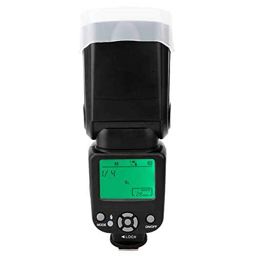 Acouto Camera Flashlight Plastic TR-960II Professional Flash Light On Camera External for Camera Flash Light
