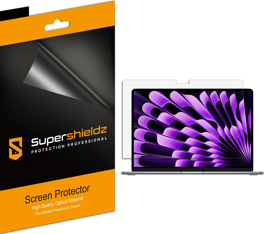 [Australia - AusPower] - Supershieldz (3 Pack) Anti-Glare (Matte) Screen Protector Designed for Macbook Air 15 inch (M3/M2 Chip, 2024/2023 Released) 