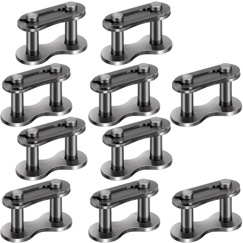 PAGOW 10PCS #41 Roller Chain Connecting Links, Master Manganese Steel Connector Heavy Duty for Bycicles, Mini Bikes, Motorcycles, Go-Karts, Home and Industrial Machinery #41 10pcs