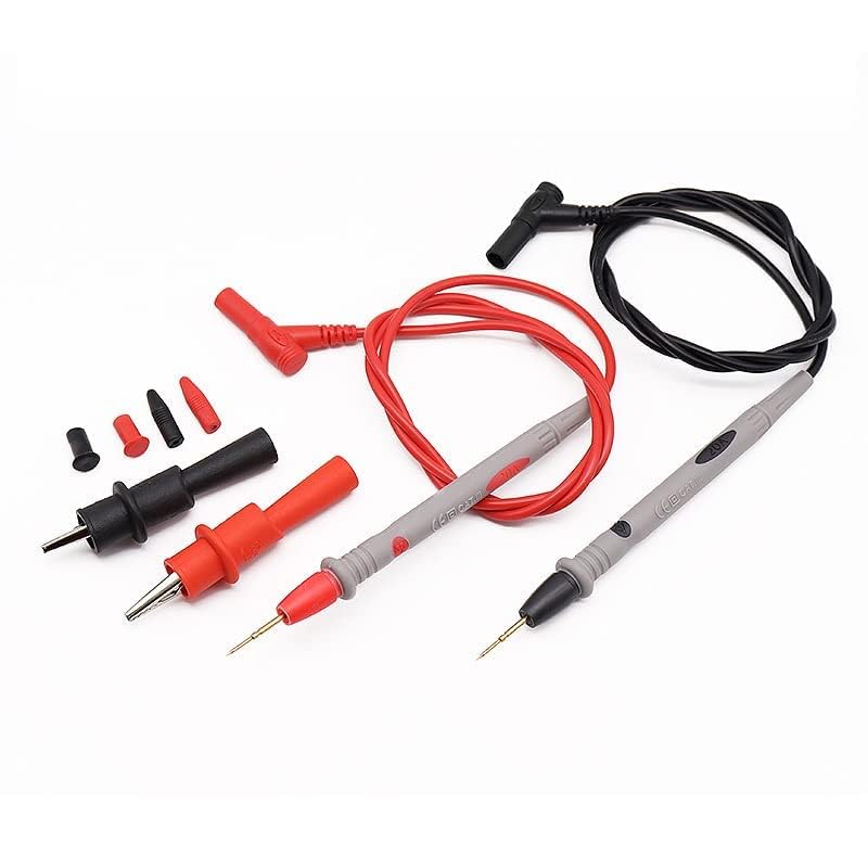[Australia - AusPower] - Multimeter Test Leads Banana Plug,1000V 20A Digital Multi Meter Clamp Tester Probe Test Leads Kit with Alligator Clips 