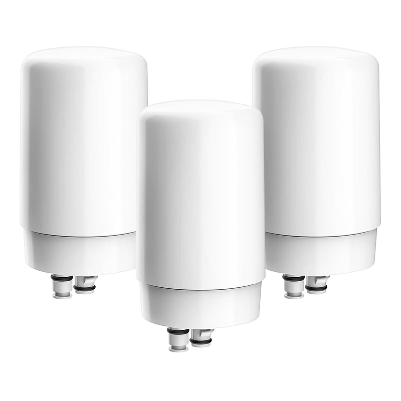 Faucets Filter Cartridge BPA Free, Replacement for Brita® Faucet Filter - white (3Pack)