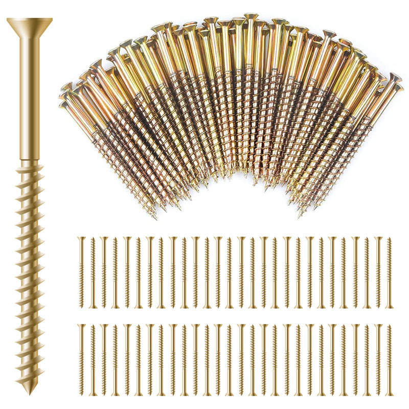 [Australia - AusPower] - Squeaky Floor Repair Kit, 125 Pack Squeaking Floor Fix Screws, Eliminate Squeaking Noise Under Carpeted Floors, Hardwood, Vinyl and Linoleum Floors B- 125 Pack Screws Only 