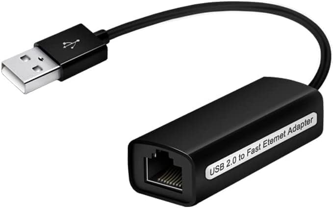 [Australia - AusPower] - USB LAN Adapter USB 2.0 Network Adapter Patch Cord DSL RJ45 Network Adapter 10/100 Mbps for Laptop, Windows 10/7/9/8/ME/2000/XP/Vista32/64,MAC OS10.9,Android,Linux 