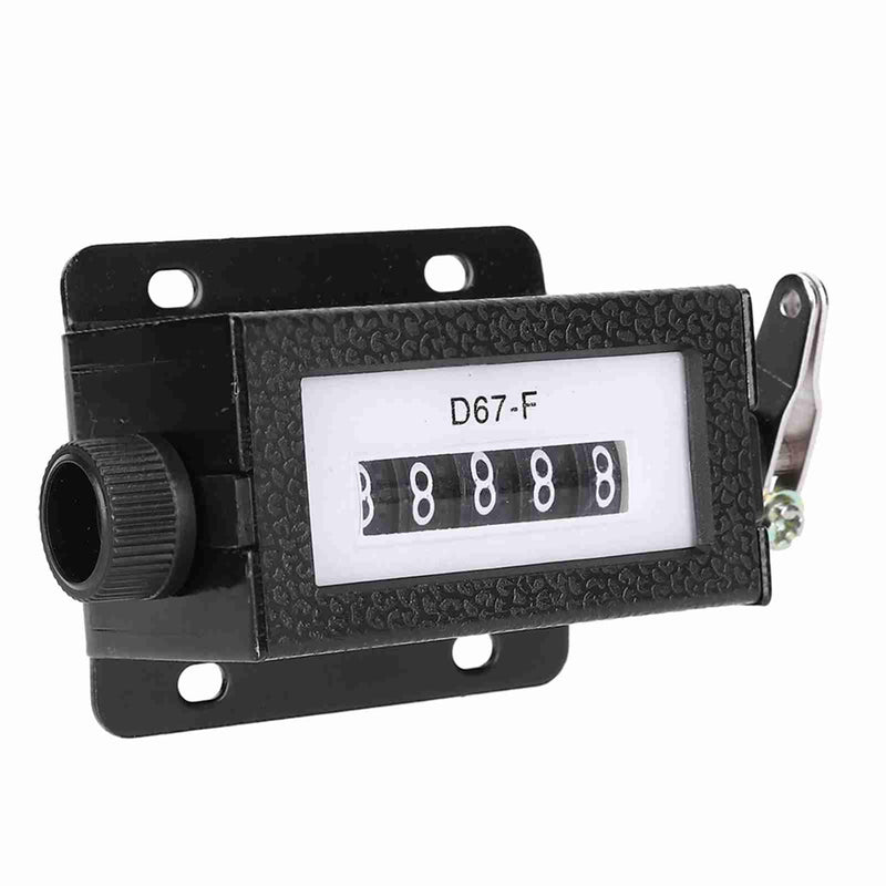 5 Digit Stainless Steel Counter for Baling Presses, Manual Resettable, 0-99999, Agricultural Machinery Accessories, Hay Bale Production