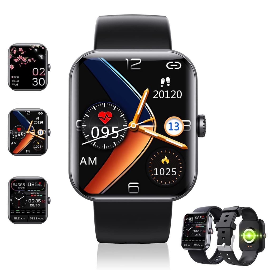 [Australia - AusPower] - 2023 New Bluetooth Fashion Smartwatch, F57L Blood Glucose Monitoring Smartwatch Non-invasive Blood Sugar Test Smart Watch 