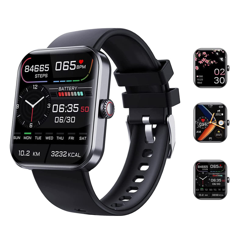 [Australia - AusPower] - BXE 2023 New Smartwatch 57L Glucose Monitoring Smartwatch with Blood Pressure Oximetry Fitness and Sleep Tracker Retina Display Waterproof Suitable for The Elderly, Fitness Professionals etc 