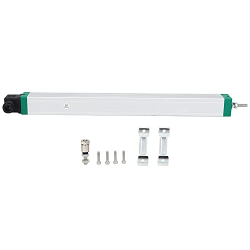 1 x path sensor, linear position sensor with stainless steel housing, potentiometer principle and IP67 protection for industrial applications such as injection moulding machines