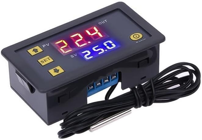 [Australia - AusPower] - W3230 Digital LED Temperature Controller Module Digital Thermostat Switch with Waterproof Probe (12V 10A 120W) -55℃-120℃ Relay Output 