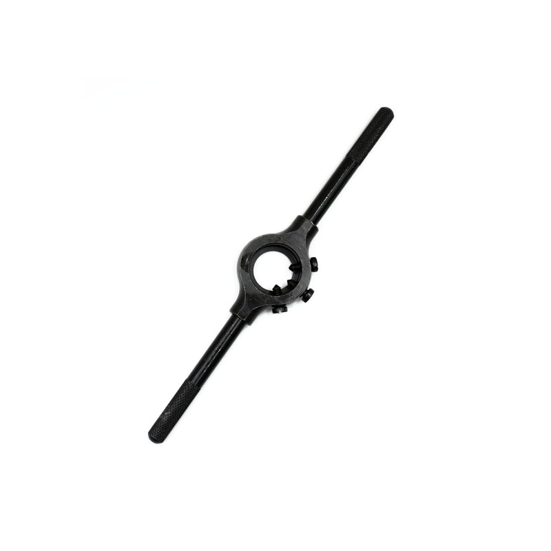 [Australia - AusPower] - 1" Die Round Die Stock Holder Thread Tap Wrench Handle Steel Body Die Holder with Additional Screws Adjustable Dies Removable Handle 